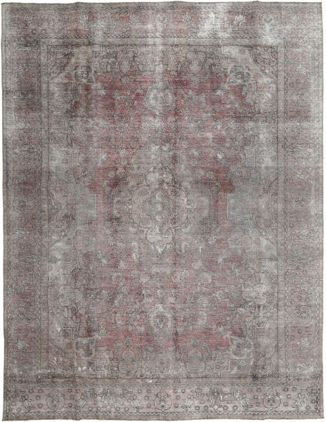 Colored Vintage Tapis 288X373 Moderne Fait Main Gris Clair/Gris Foncé Grand (Laine, Pakistan)