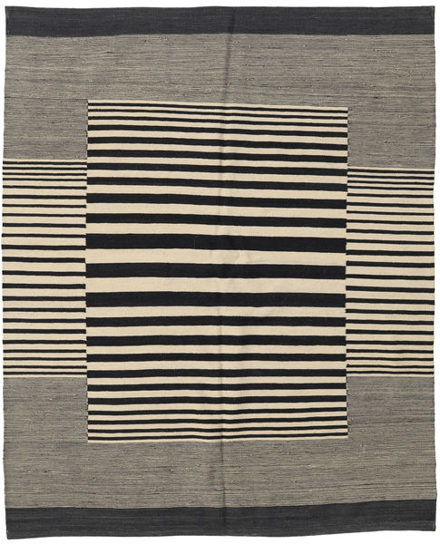 Kilim Modern Rug 160X196 Authentic
 Modern Handknotted Black/Dark Grey (Wool, Afghanistan)