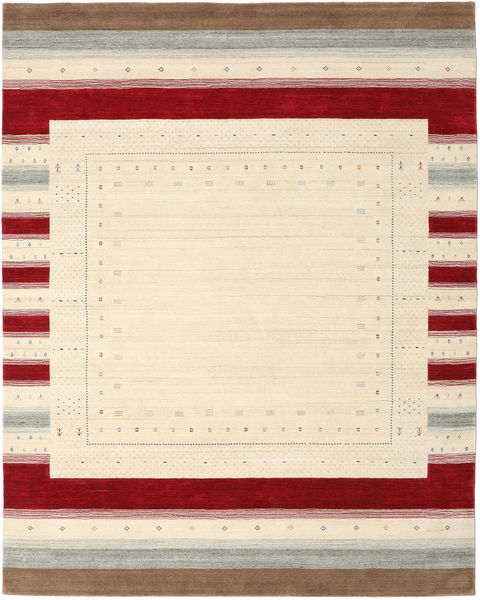 Loribaf Loom Designer Tapete 240X300 Moderno Feito A Mão Bege/Amarelo (Lã, Índia)