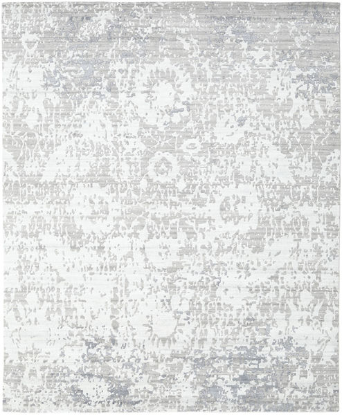 Nepal Original Rug 248X301 Authentic
 Modern Handknotted White/Creme/Beige/Light Grey (Wool/Bamboo Silk, Nepal/Tibet)