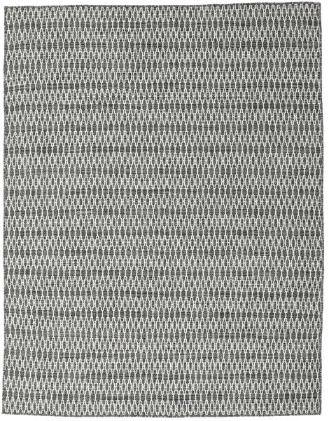 Kelim Long Stitch - Svart / Grå matta CVD18794