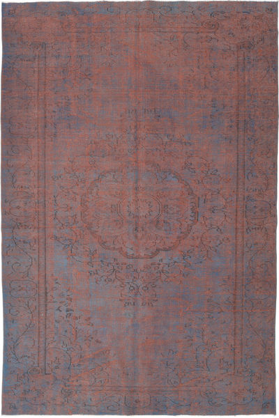 Colored Vintage Rug 195X288 Authentic
 Modern Handknotted Dark Grey/Light Purple (Wool, Turkey)