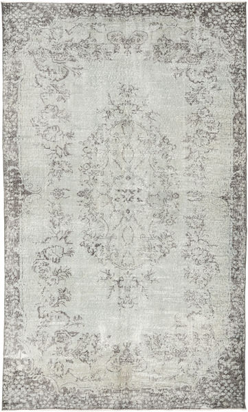 Colored Vintage Rug 194X318 Authentic
 Modern Handknotted Light Grey/Beige (Wool, Turkey)
