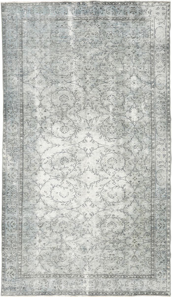 Colored Vintage Rug 168X301 Authentic
 Modern Handknotted Light Grey/Beige (Wool, Turkey)