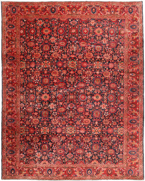 Nanadj Rug 333X418 Authentic
 Oriental Handknotted Dark Red/Rust Red Large (Wool, Persia/Iran)