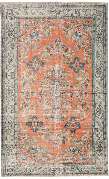 Colored Vintage Rug 182X294 Authentic
 Modern Handknotted Light Pink/Light Grey (Wool, Turkey)