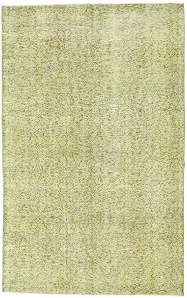 Colored Vintage Rug 154X244 Authentic
 Modern Handknotted Light Green/Dark Beige (Wool, Turkey)