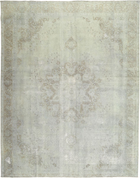 Colored Vintage Szőnyeg 295X370 Modern Csomózású Világosszürke/Bézs Nagy (Gyapjú, Perzsia/Irán)