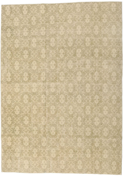 Obojeni Vintage Sag 211X301 Autentični
 Moderni Ručno Uzlan Tamna Bež/Maslinasto Zelena/Svjetlozelena (Vuna, Turska)