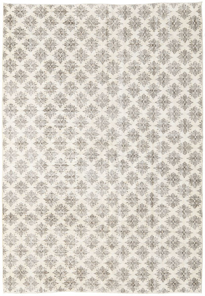 Colored Vintage Rug 215X308 Authentic
 Modern Handknotted Light Grey/Beige (Wool, Turkey)