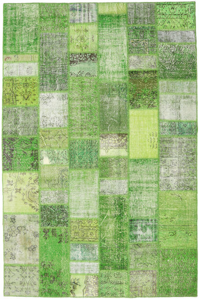 Patchwork Sag 199X302 Autentični
 Moderni Ručno Uzlan Svjetlozelena/Pastelno Zelena (Vuna, Turska)