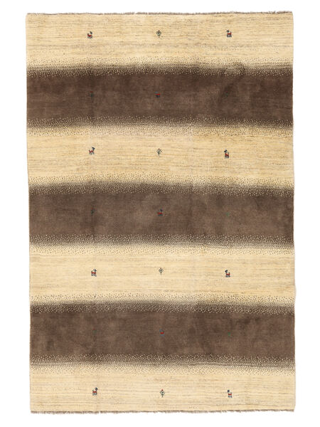 Gabbeh Persia Covor 198X295 Modern Lucrat Manual Bej/Maro Deschis (Lână, Persia/Iran)