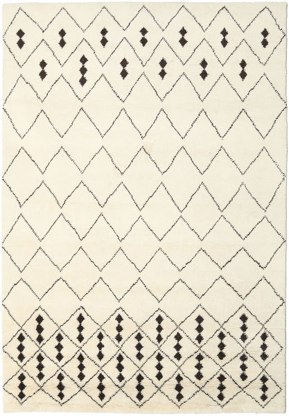 Berber Indo - Off-White/Black Rug 240X340 Authentic
 Modern Handknotted Beige (Wool, India)
