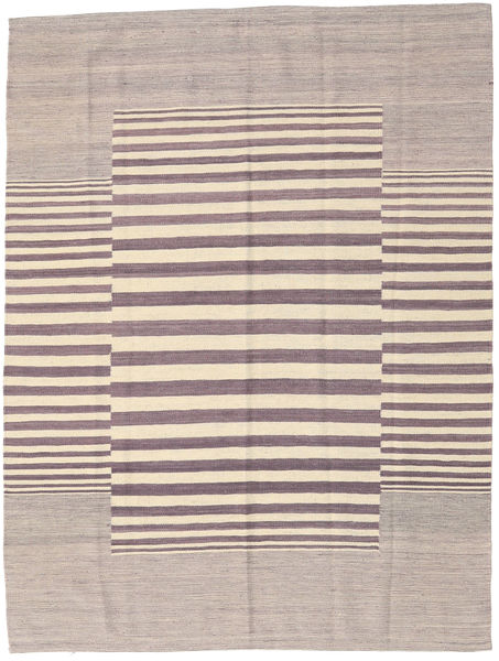 キリム モダン 絨毯 152X200 モダン 手織り 薄い灰色/薄紫色 (ウール, インド)