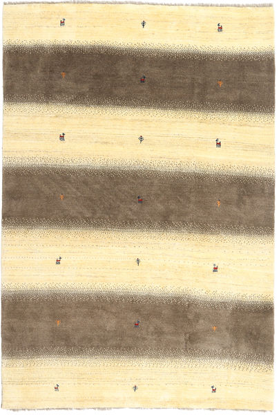 Габбех Персия Ковер 197X291 Современный Ковры Ручной Работы Бежевый/Желтый/Светло-Коричневый (Шерсть, Персия/Иран)