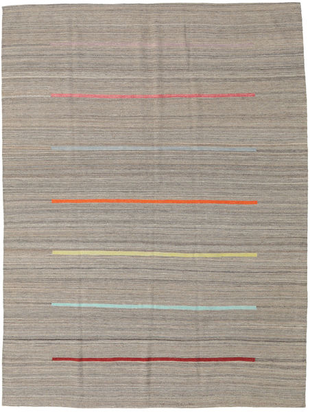 Kilim Modern Rug 175X232 Authentic
 Modern Handknotted Light Brown/Light Grey (Wool, India)