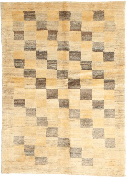 Габбех Персия Ковер 113X154 Современный Ковры Ручной Работы Бежевый/Темно-Бежевый/Светло-Коричневый (Шерсть, Персия/Иран)