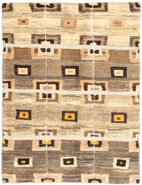 Gabbeh Persia Alfombra 93X121 Moderna Hecha A Mano Beige/Marrón (Lana, Persia/Irán)