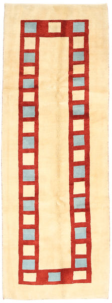 Габбех Персия Ковер 85X239 Современный Ковры Ручной Работы Желтый/Бежевый (Шерсть, Персия/Иран)