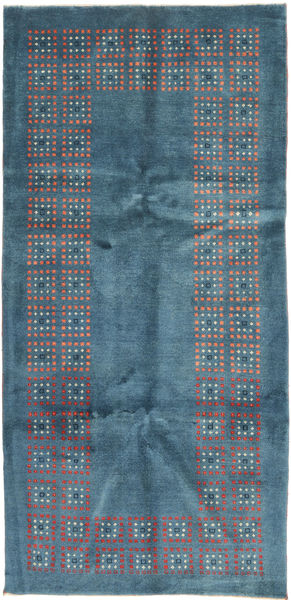 Gabbeh Persia Rug 100X207 Authentic
 Modern Handknotted Blue/Dark Blue (Wool, Persia/Iran)