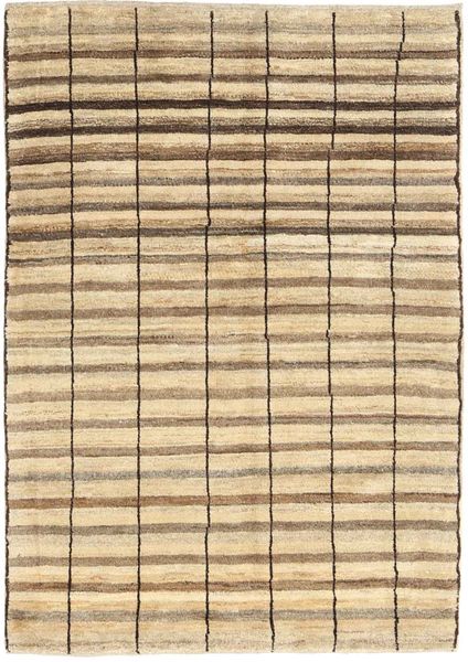 Γκάμπεθ Περσία Χαλι 98X136 Σύγχρονα Χειροποιητο Μπεζ/Ανοιχτό Καφέ (Μαλλί, Περσικά/Ιρανικά)