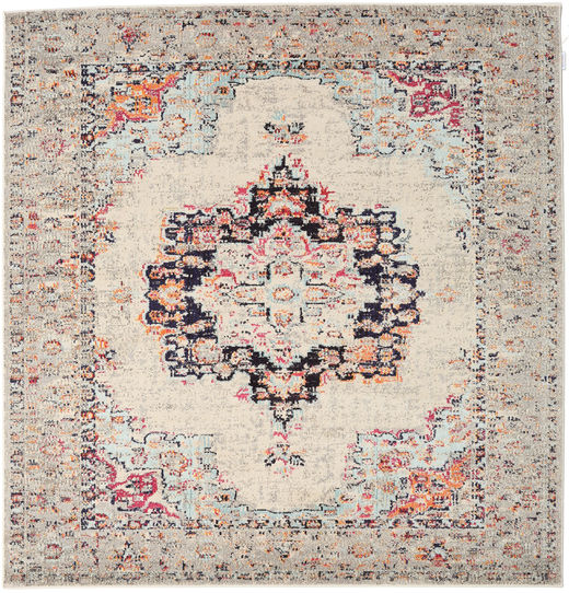 Versailles - Cream 러그 200X200 모던 사각형 라이트 그레이/베이지 ( 터키)