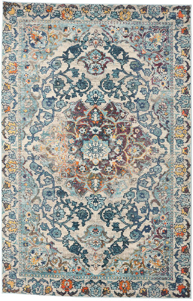 Cheverny - 파란색/Cream 러그 200X300 모던 라이트 그레이/다크 베이지 ( 터키)