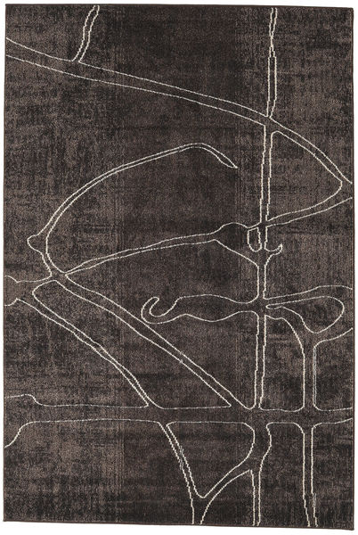Printings - 진한 갈색 러그 160X230 모던 다크 그레이/다크 브라운 ( 터키)