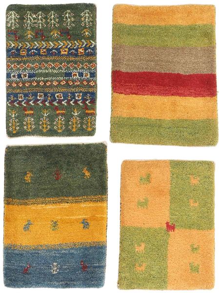 Габбех Персия Ковер 40X60 Современный Ковры Ручной Работы Светло-Коричневый/Оливковый (Шерсть, Персия/Иран)