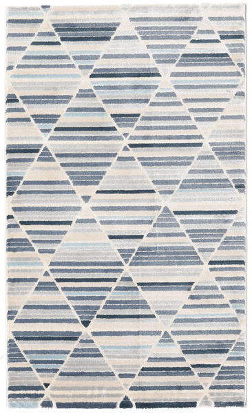 Romb - Cream/파란색 러그 100X160 모던 라이트 그레이/라이트 블루 ( 터키)