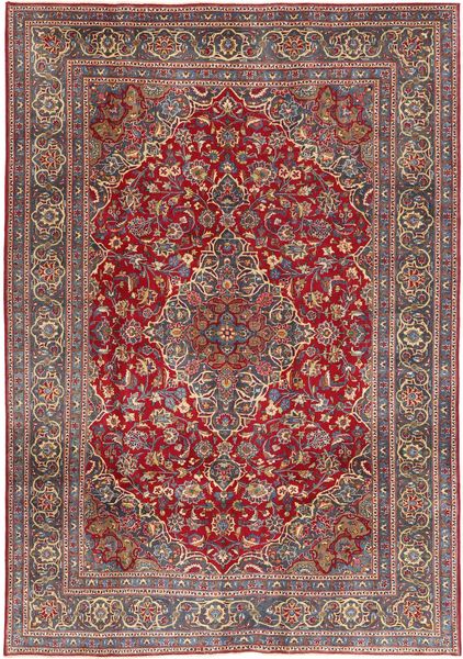 マシュハド パティナ 絨毯 200X292 オリエンタル 手織り 深紅色の/薄茶色 (ウール, ペルシャ/イラン)