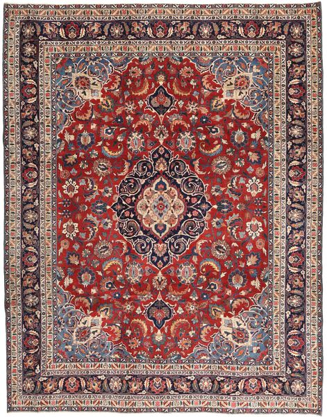 Najafabad Patina Rug 255X325 Authentic
 Oriental Handknotted Dark Red/Dark Blue Large (Wool, Persia/Iran)