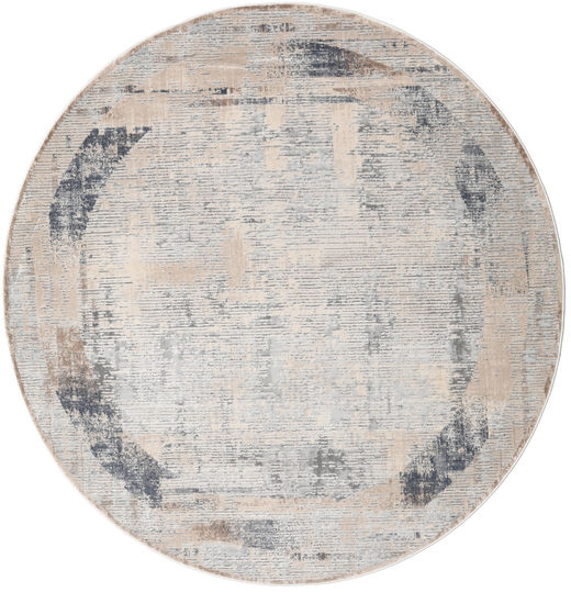 Dante - Beige/회색 러그 Ø 200 모던 원형 라이트 그레이 ( 터키)