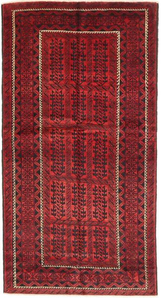 Beluch Χαλι 130X242 Ανατολής Χειροποιητο Σκούρο Κόκκινο/Kόκκινα (Μαλλί, Περσικά/Ιρανικά)