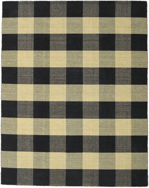 Check Kilim - Μαύρα / Χρυσό χαλι CVD18340