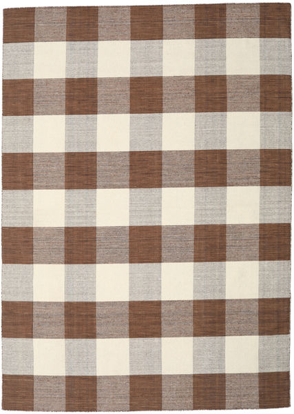 Dywan Check Kilim - Brunatny / White CVD18348