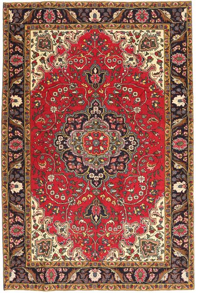 Tabriz Patina Rug 195X291 Authentic
 Oriental Handknotted Light Brown/Dark Red (Wool, Persia/Iran)