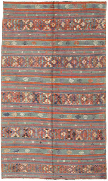 Kilim Turquia Tapete 180X305 Oriental Tecidos À Mão Cinzento Claro/Castanho Claro (Lã, Turquia)
