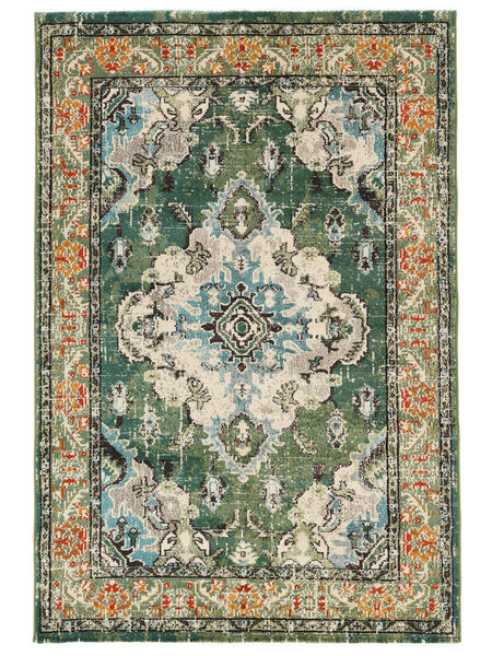 Leia - 녹색 러그 160X230 모던 라이트 그레이/올리브 그린 ( 터키)