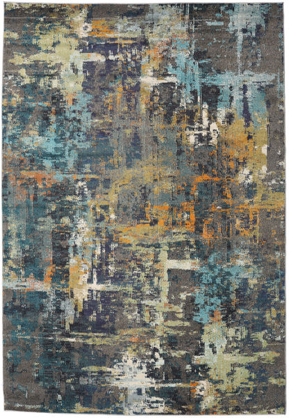 Castor - Multi/Teal Tone Tapete 240X340 Moderno Cinza Escuro/Cinzento Claro ( Turquia)