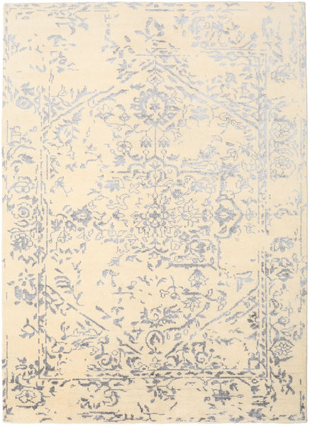 Orient Express - White/Grey Rug 210X290 Authentic
 Modern Handknotted Beige/Light Grey (Wool/Bamboo Silk, India)