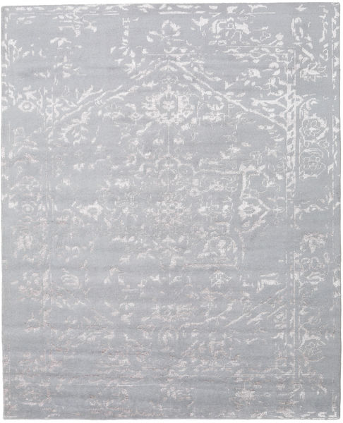 Orient Express - Szary Dywan 240X300 Nowoczesny Tkany Ręcznie Jasnoszary/Jasnofioletowy (Wełna/Jedwab Bambusowy, Indie)