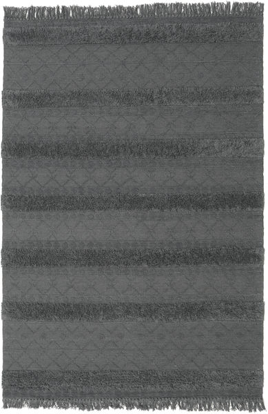 Kilim Berber Ibiza - Gris Claro Alfombra 200X300 Moderna Tejida A Mano Azul/Azul Oscuro (Lana, India)