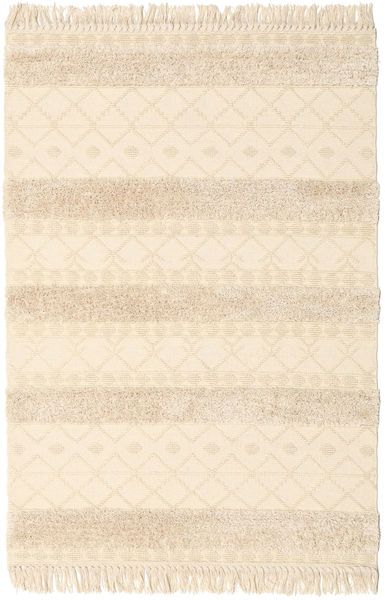 Kilim Berber Ibiza - Natural Tapete 140X200 Moderno Tecidos À Mão Bege/Amarelo (Lã, Índia)