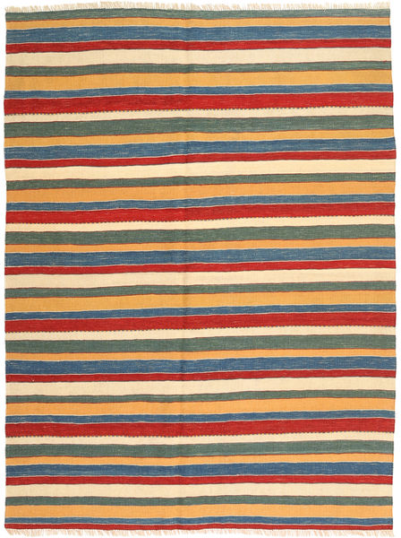 Kilim Tapete 177X236 Moderno Tecidos À Mão Cinza Escuro/Bege (Lã, Índia)