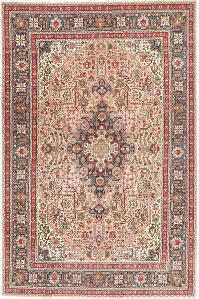 Tabriz Patina Rug 198X294 Authentic
 Oriental Handknotted Light Brown/Light Pink (Wool, Persia/Iran)
