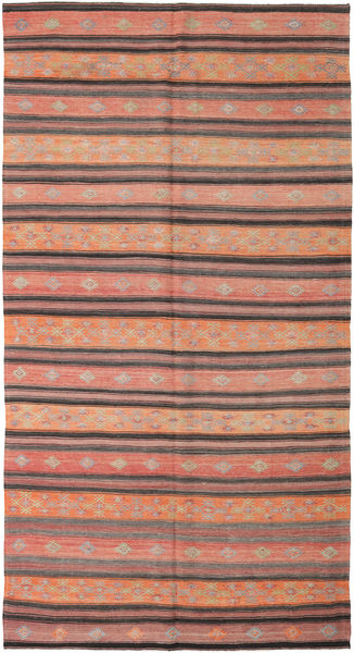 Kilim Turquia Tapete 178X334 Oriental Tecidos À Mão Luz Rosa/Castanho (Lã, Turquia)