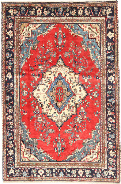 Hamadan Tapis 202X302 D'orient Fait Main Marron Clair/Beige (Laine, Perse/Iran)