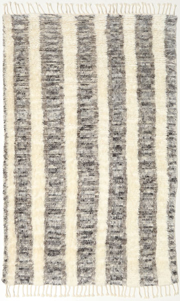 Barchi/Moroccan Berber Rug 160X230 Authentic
 Modern Handknotted Beige/Light Grey (Wool, India)