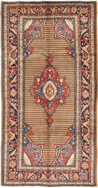 Koliai Tapete 155X305 Oriental Feito A Mão Castanho Claro/Cinza Escuro (Lã, Pérsia/Irão)